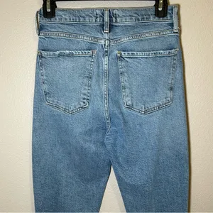AGOLDE Nico High Rise Button Fly Slim Fit Denim Jeans Women’s Size 25 thumbnail 7