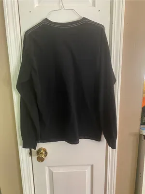 Pink Floyd Black Long-Sleeve Tee with Golden Sun Graphic S/M SEE PICS has spots thumbnail 5