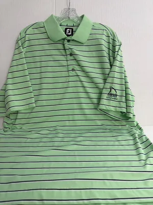 Footjoy Tibúron Naples Light Green Golf Polo Shirt thumbnail 1