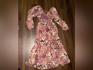 Rare Altar'd State Billy Patchwork Maxi Dress Floral $148 spring summer party thumbnail 13