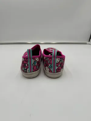 Hello Kitty Sanrio Pink All Over Print Slip On Canvas Sneakers Womens Size 6 thumbnail 5