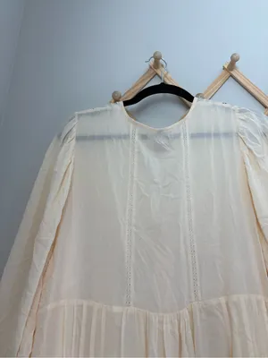 Young Fabulous & Broke Boho Cream Midi Dress size Medium thumbnail 9