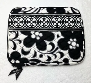 Vera Bradley Night & Day Black and White Floral‎ Quilted Tablet Sleeve thumbnail 1