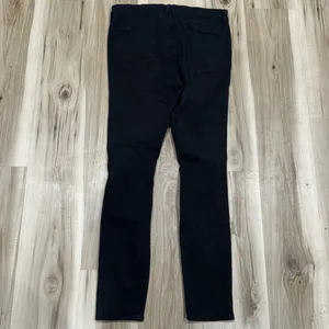 Good American Good Legs High Rise Distressed Black Skinny Jeans Women’s 14/32 thumbnail 7