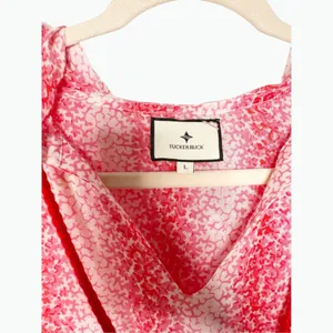 Tuckernuck Speckled Pink Coral Easy Hooded Beach Cover-Up Maxi Dress Size L thumbnail 3