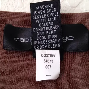 FINAL MARKDOWN Ladies' cable & gauge Brown Top (S) thumbnail 4
