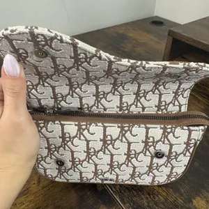 Dior X Cactus Jack Belt Bag Small Brown Canvas Leather Monogram Fanny Pack Italy thumbnail 7
