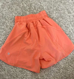 Lululemon Track That Short 5” High Rise in Coral Kiss thumbnail 1