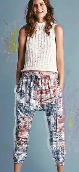 Hei Hei x Anthropologie Nouveau Cargo Harem Jogger Pants Medium thumbnail 1