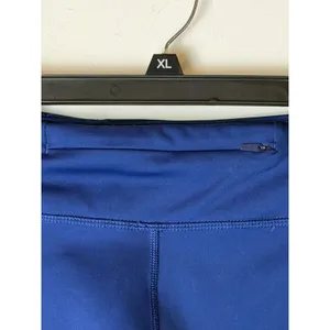 Nike Dri FIT Leggings Women Medium Blue Cropped Laser Cut Pockets‎ Athleisure thumbnail 8