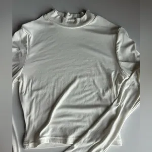 White mock neck long sleeve Size XS thumbnail 2