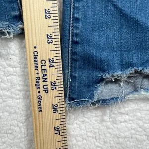 Madewell Womens Cali Demi Boot Jeans Distressed Raw Hem Button Fly Size 26 thumbnail 13