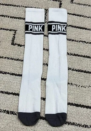 PINK Victoria's Secret women’s White Socks thumbnail 1