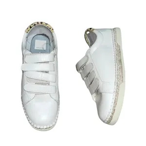 NEW Dolce Vita Marny Sneakers White Hook & Loop Low Top Shoes Calf Hair thumbnail 7