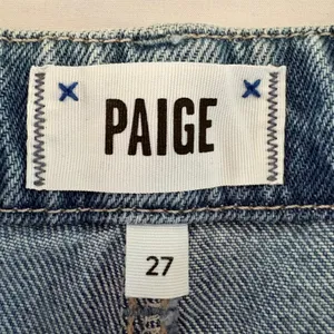 PAIGE Anessa Drawstring Wide Leg Jeans Light Wash Denim Size 27 thumbnail 9
