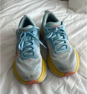 Light blue hoka bondi thumbnail 2