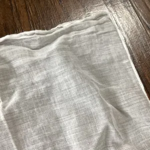Embroidered Cotton Gauze Handkerchief thumbnail 3