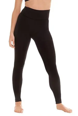 Eurotard Performance Dancewear High-Waist Black Leggings thumbnail 1