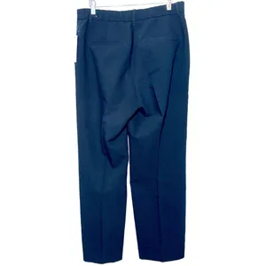 Abercrombie & Fitch Black Pleated High Waisted Straight Leg Trousers Size 30 10 thumbnail 4