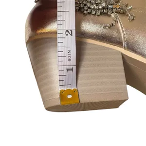 Oasis Society The Rowan Rhinestone‎ Fringe Cowgirl Boot Champagne Size 6 Concert thumbnail 7