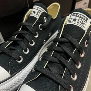 Converse Women's Black Trainers thumbnail 2
