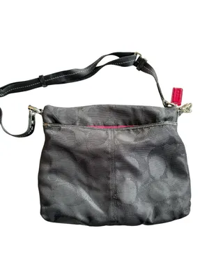Coach Daisy Black Crossbody Bag with Signature Jacquard thumbnail 2