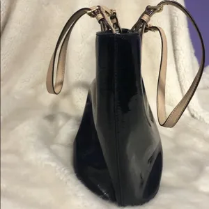 Michael Kors Patent Leather Monogram Tote! thumbnail 9