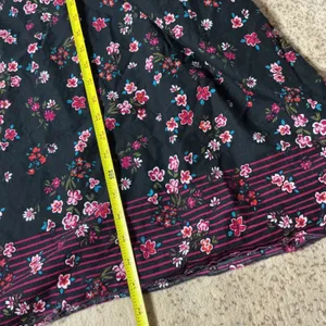 Only Necessities Womens Cottagecore Floral Cotton Maxi Dress Black Pink 14/16 M‎ thumbnail 3