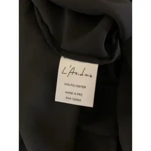 L'Academie‎ Los Angeles Sleeveless Surplice Wrap Blouse Black V Neck Small thumbnail 4