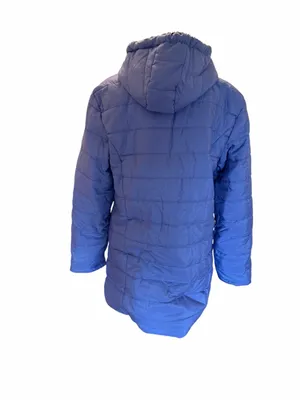 Women's Purple Hooded Winter Puffer Coat Size 3XL #260849 thumbnail 2