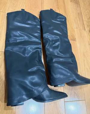 Pink Lily Knee High (ish) Cowboy Boots thumbnail 1