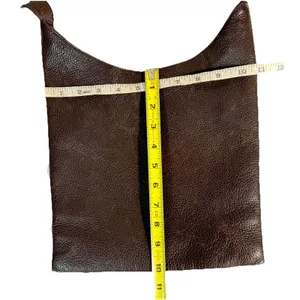 Brown Pebbled Leather Hobo Shoulder Bag The Sak Minimalist Zip Pocket Purse Y2K thumbnail 7