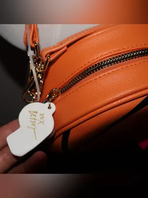 NWT Betsey Johnson Game Time Basketball Crossbody Bag Purse Whistle Charm thumbnail 12