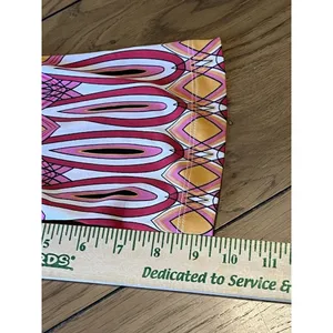 Donna Morgan Sheath Dress, Geometric A-Line Size 4 Colorful Retro‎ Stretch Beach thumbnail 9