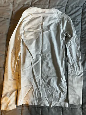 Lululemon white swiftly tech long sleeve thumbnail 2