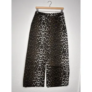 Commense Leopard Denim Split Maxi Skirt M NWT Size M thumbnail 4