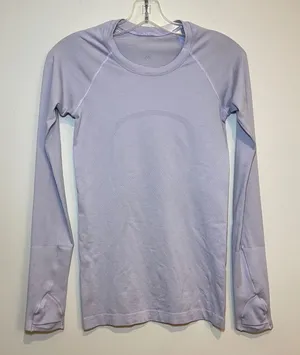 Lululemon Swiftly Tech Long Sleeve Dusty Lavender Purple Active Top Womens 4 thumbnail 1