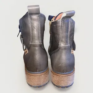 Pikolinos Aspe W9Z-8634C1 Leather Lace Up Side Zip Combat Boots Olmo Brown 37 7 thumbnail 7