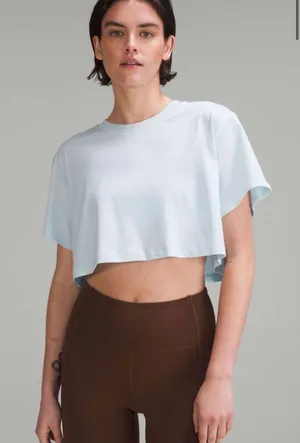 Lululemon All Yours Cropped Short Sleeve Tee thumbnail 1