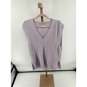 Talulah Sleeveless V-Neck Knit Top Size Large Purple thumbnail 8