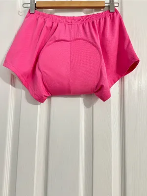 Padded Cycling Shorts XL Neon Pink 3D Gel Seat Cushion Breathable Bike Shorts thumbnail 4
