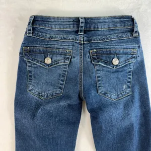 Silver Jeans Co Sz 25 Tuesday Slim Boot‎ Cut Low Rise Medium Wash Denim Stretch thumbnail 11