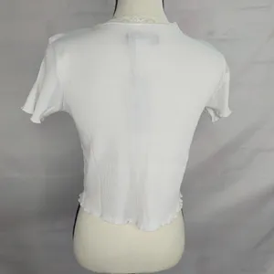 ASOS NWT | Dolls Kill x Daisy Street Embroidered‎ Butterfly Ribbed Crop Top thumbnail 3