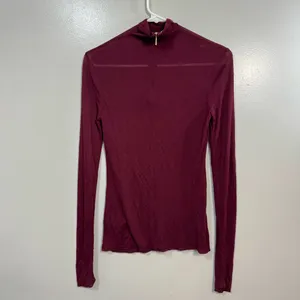 Tory Burch Burgundy Turtleneck Size XXS  thumbnail 2