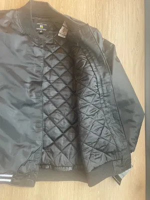 Atlanta Hawks Adaptive Bomber Jacket Size Large Black thumbnail 3