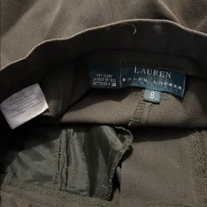 Lauren Ralph Lauren LRL VINTAGE Size 8 Olive Drab Pants thumbnail 3