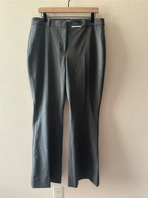 NWT Abercrombie curve love low rise stretch slim boot trouser pants dark gray 31 thumbnail 11