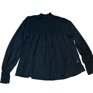 Anthropologie Deletta Amanna Lace Top‎ Sz XS black thumbnail 13