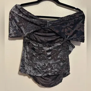 NWOT Free People Velvet Tank thumbnail 4