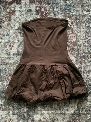 Brown, mini dress Brown thumbnail 2